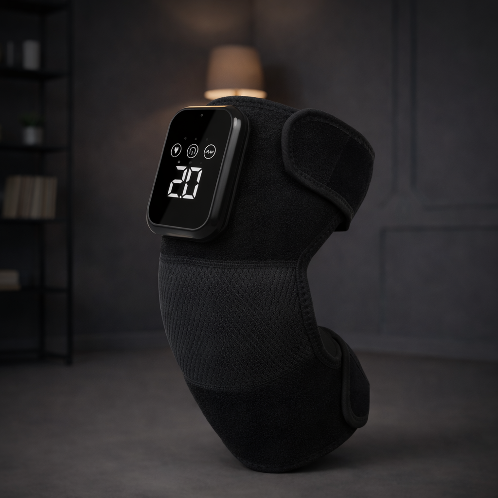 Genouillère Massante Chauffante – Soulagement Naturel et Confort Quotidien